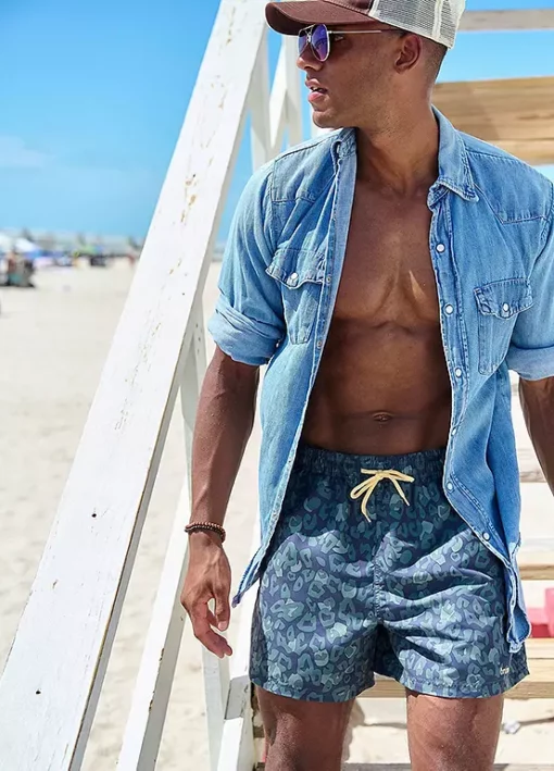 Bruno Banani Patterned Swimming Shorts 6 Bruno Banani Patterned Swimming Shorts -UK Clothing Sales Bruno Banani Patterned Swimming Shorts60785547FRSP