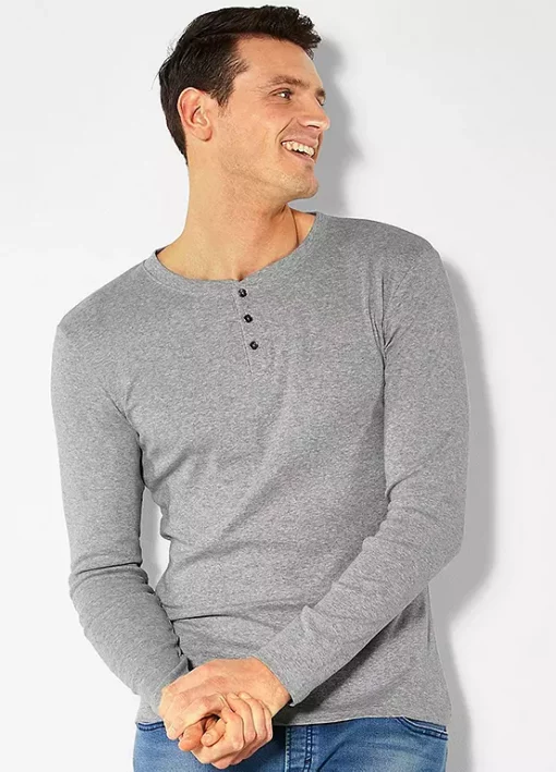 H.I.S Long Sleeve Henley Top 7 H.I.S Long Sleeve Henley Top -UK Clothing Sales H.I.S Long Sleeve Henley Top42412164FRSP