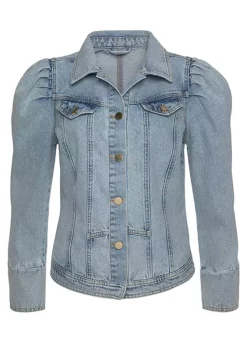 UK Clothing Sales -UK Clothing Sales Vivance Puff Sleeve Denim Jacket50259625FRSC