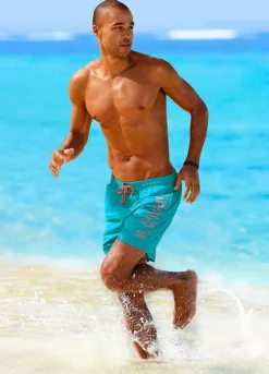 UK Clothing Sales 24 S.Oliver Logo Print Swim Shorts